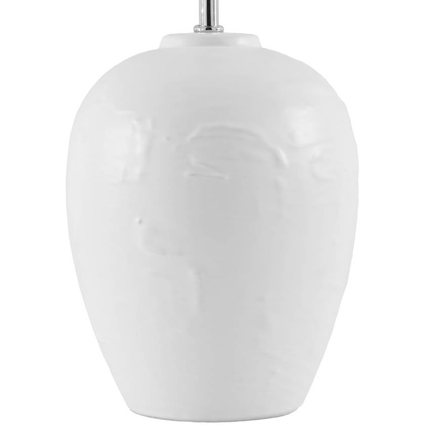 Register Modern White Table Lamp