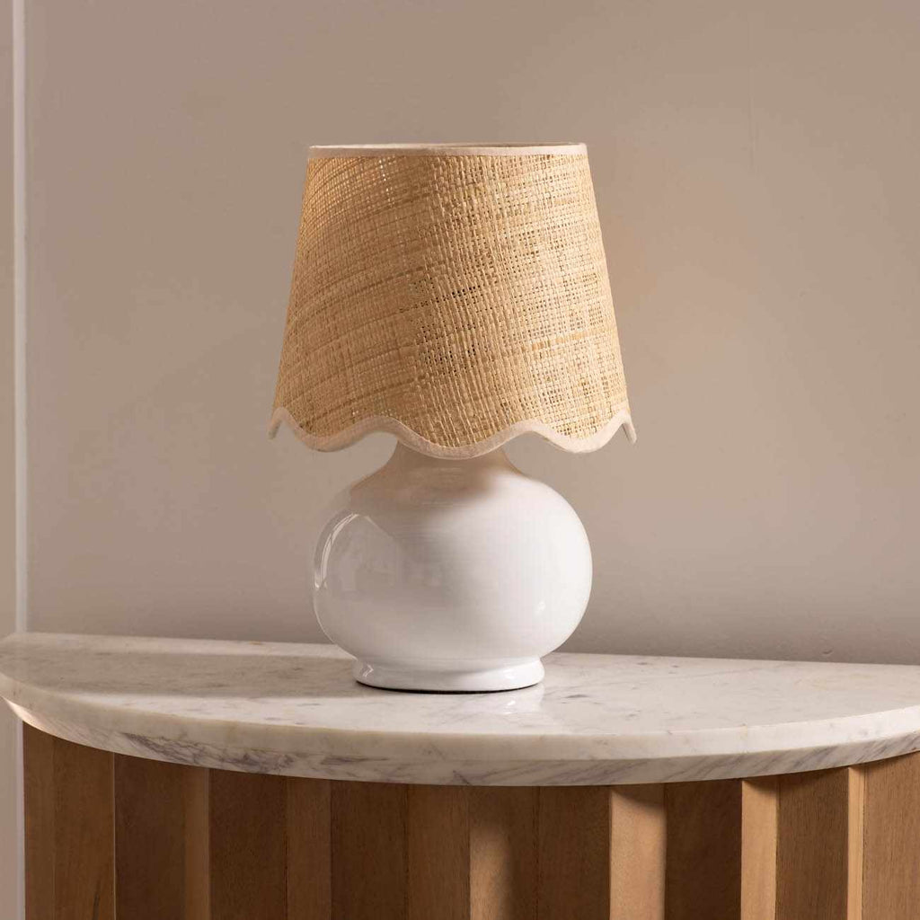 Theisseil Beige Table Lamp